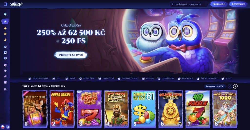 Spinight kasino recenze