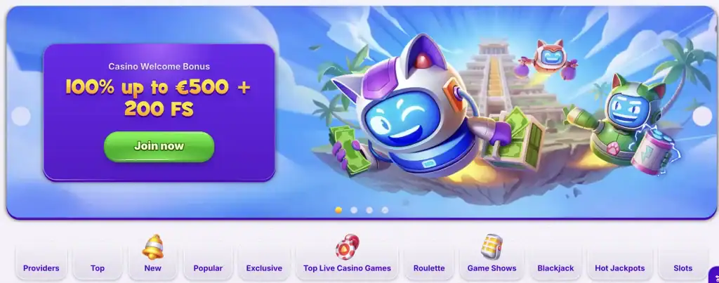 Robocat zahranicne casino v CZ